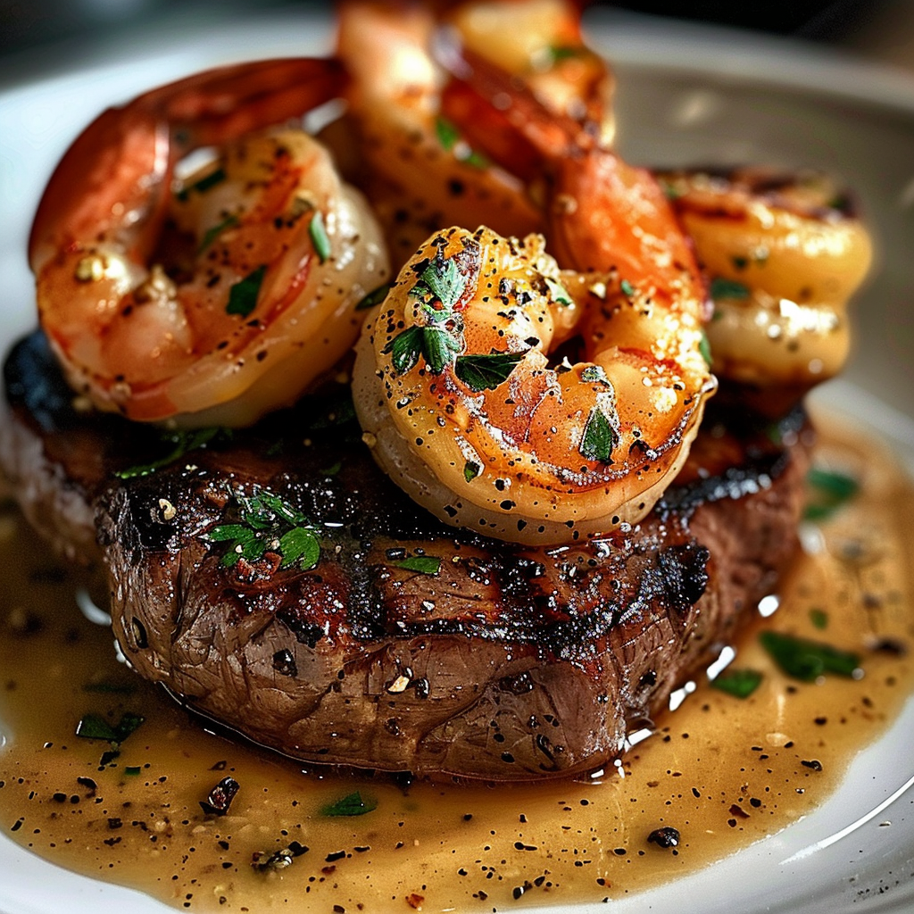 Father’s Day Surf and Turf (Steak and Shrimp)