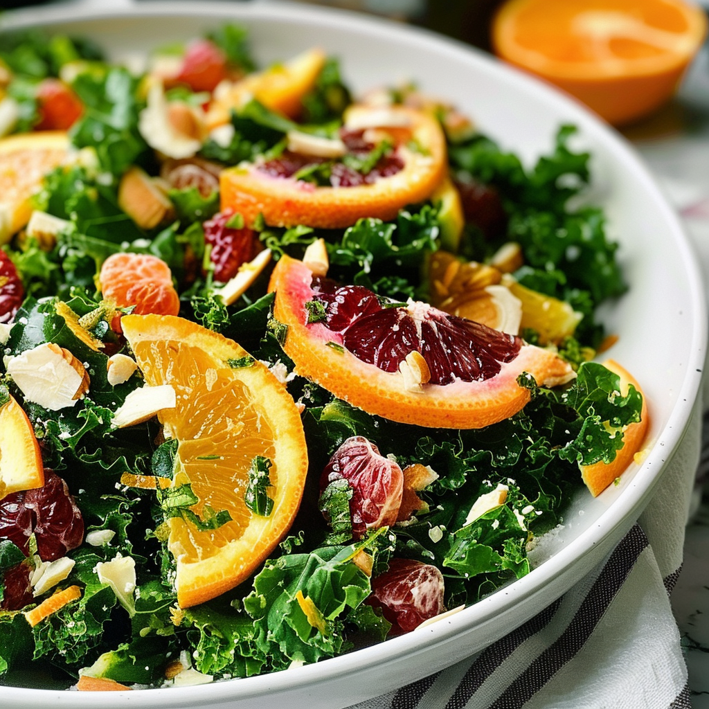 Fresh Kale and Citrus Salad